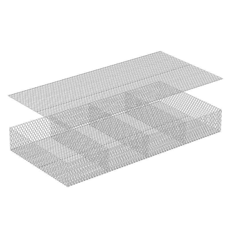 Габион матрац  ГСИ-К 4х2х0,5 оцинкованный, Ø проволоки 2,4мм, размер ячейки 6х8 см фото